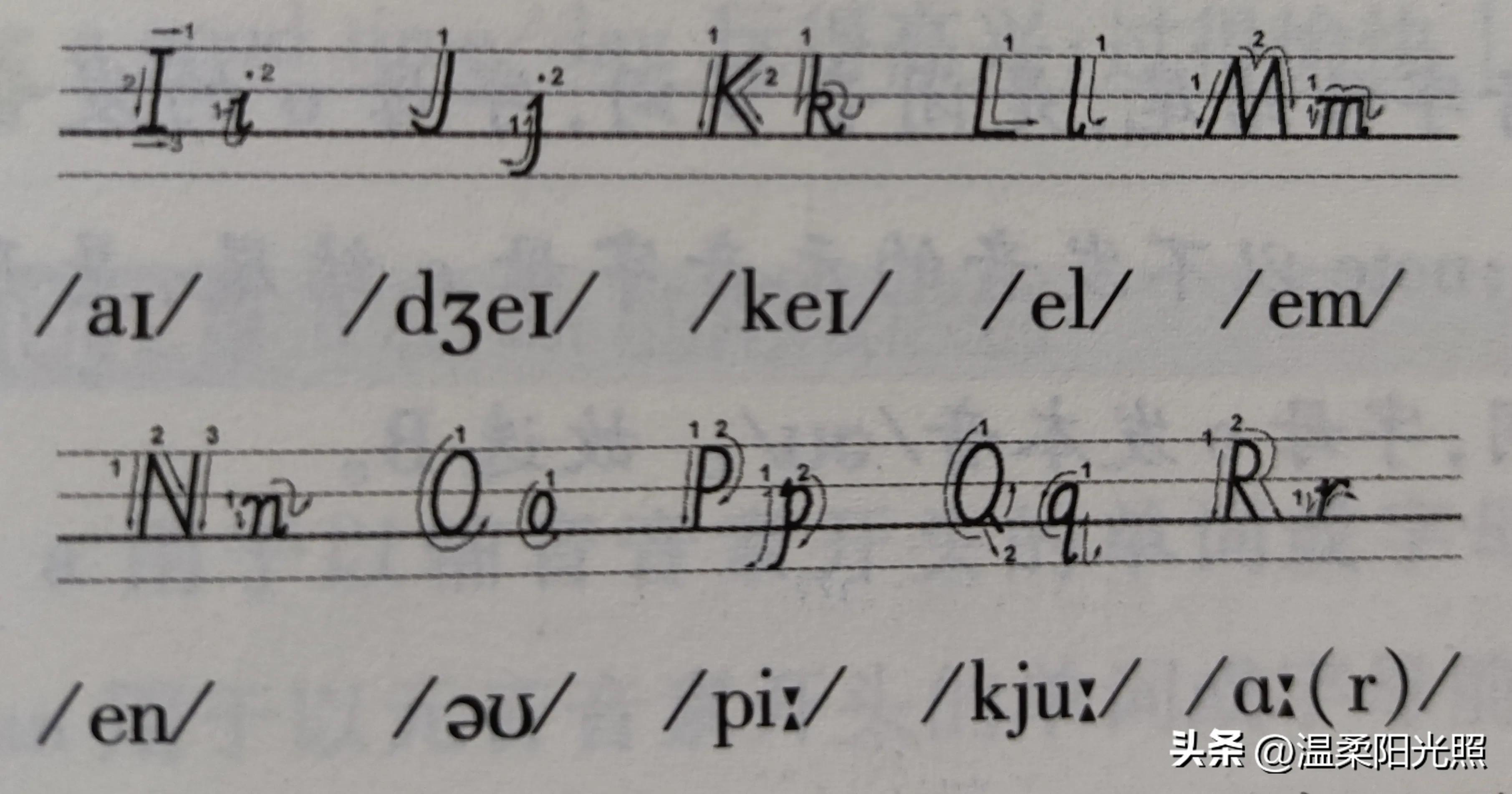 小写字母占格规则_英文字母标准写法_26个英文字母音标分类
