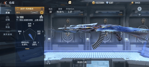 CFM恐龙主题英雄级武器_ak47 火麒麟 穿越火线_AK47-风神翼龙