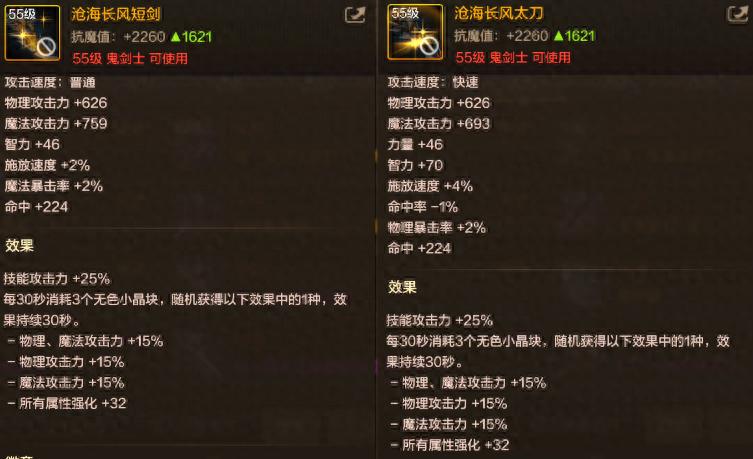 DNF手游：修罗毕业武器大排名，短剑和太刀孰优孰劣？