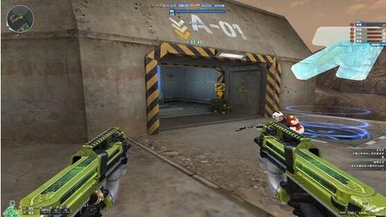 然后引怪队友负责攻击怪,就可以看见怪屁颠屁颠就来了。