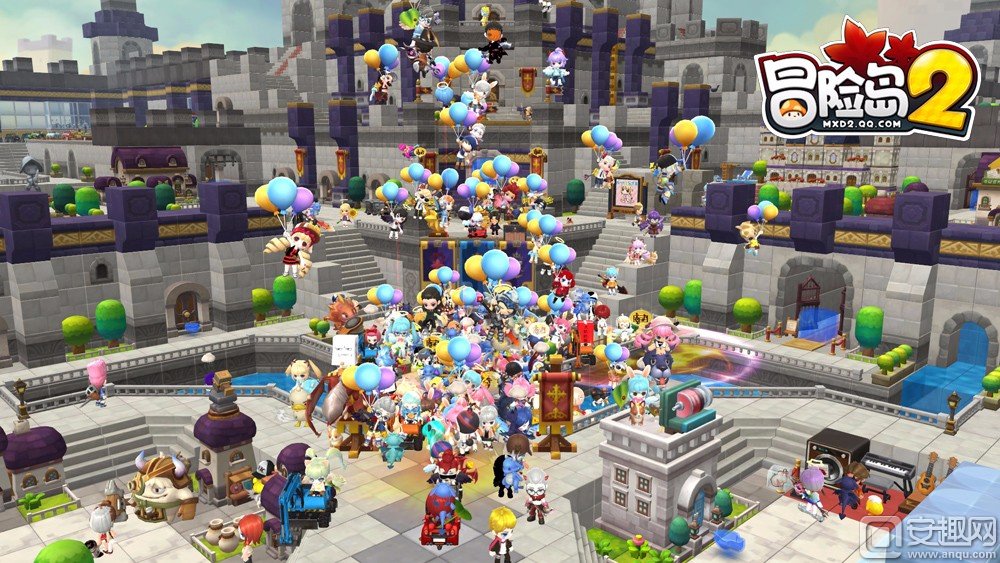 冒险岛2全新3D方块世界_冒险岛2块乐首测活动_冒险岛2下载