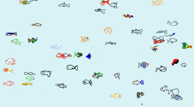 draw a fish game_flappy bird 在线_ai fish drawing game