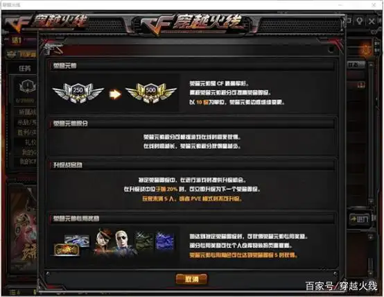 穿越火线冰龙降临 荣誉元帅系统 等级奖励_穿越火线新军衔图标