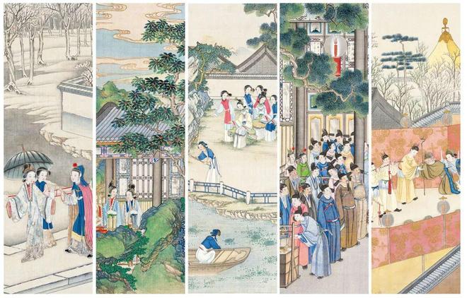红楼梦十二金钗插图_名家点评解读_四大名著工笔彩绘版