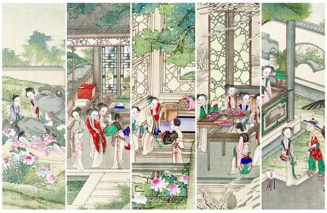 四大名著工笔彩绘版_名家点评解读_红楼梦十二金钗插图