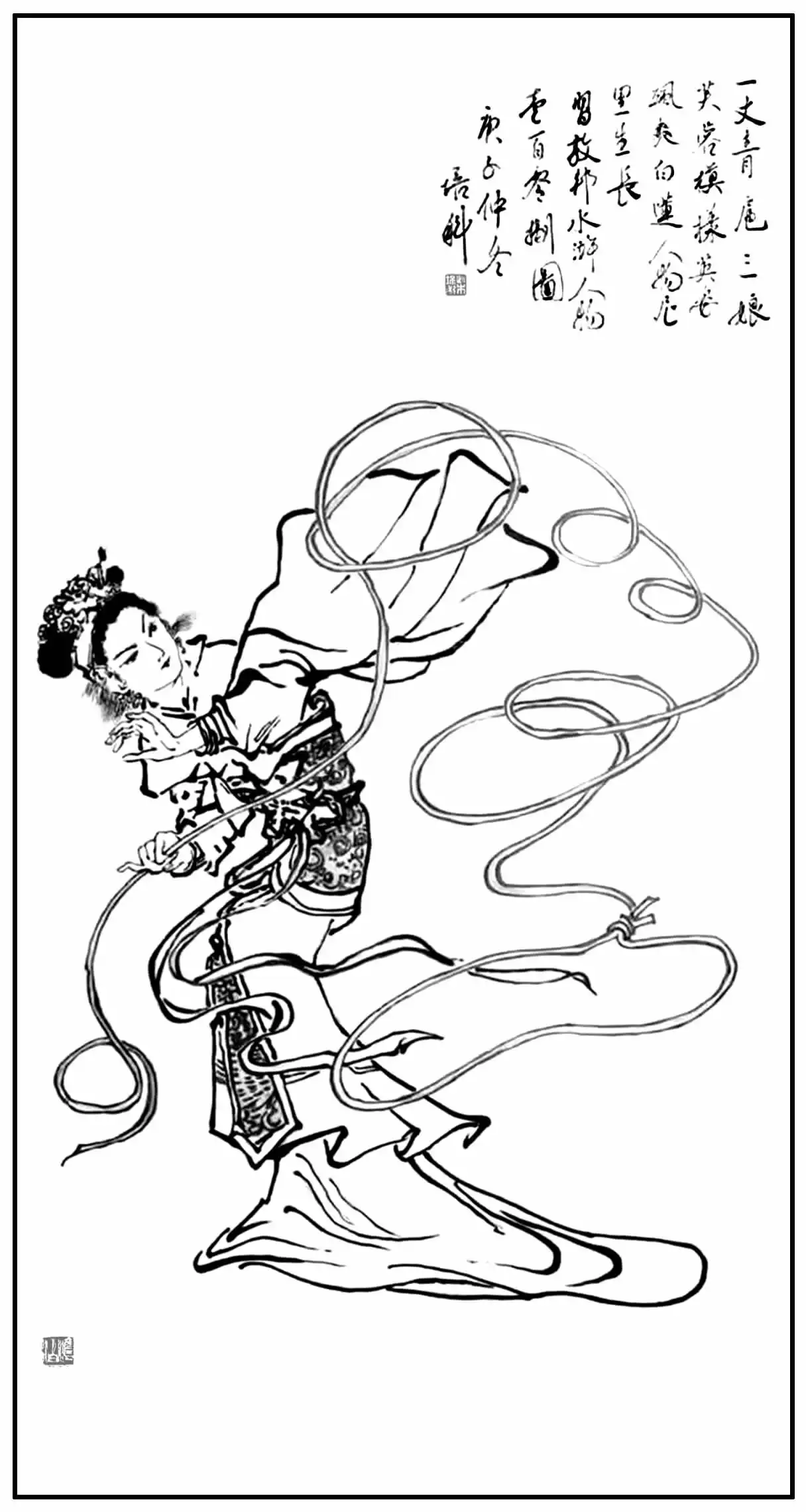 83岁老人画水浒传_柴培科水浒画像_水浒传q版简笔画人物图片