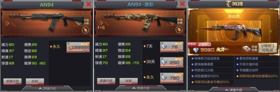 穿越火线an94鎏金_尼科诺夫AN94_AN94突击步枪