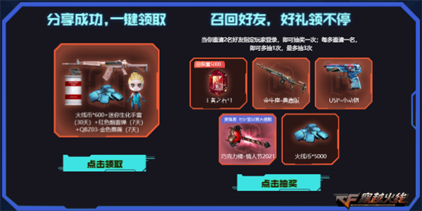 手游穿越火线刷钻石是真的吗_全新光效AK47-朋克免费赠送_穿越火线周年庆福利活动