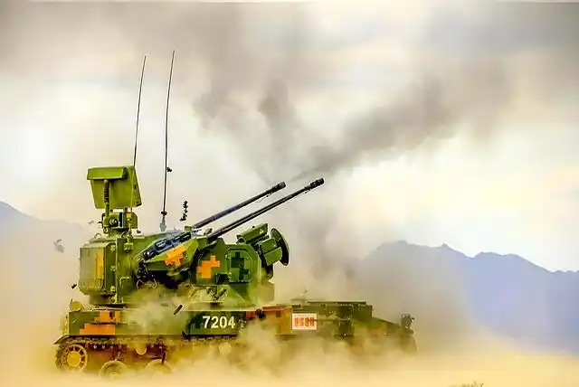 低空杀手高炮_高炮图片_PGZ-09自行高炮