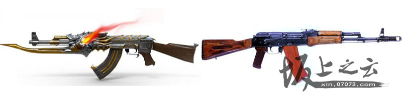 AK47与AK74现实差距_穿越火线雷神火麒麟_CF热门神器与冷门武器对比