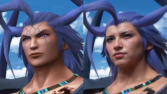 最终幻想X AI绘图 真人化角色_最终幻想u