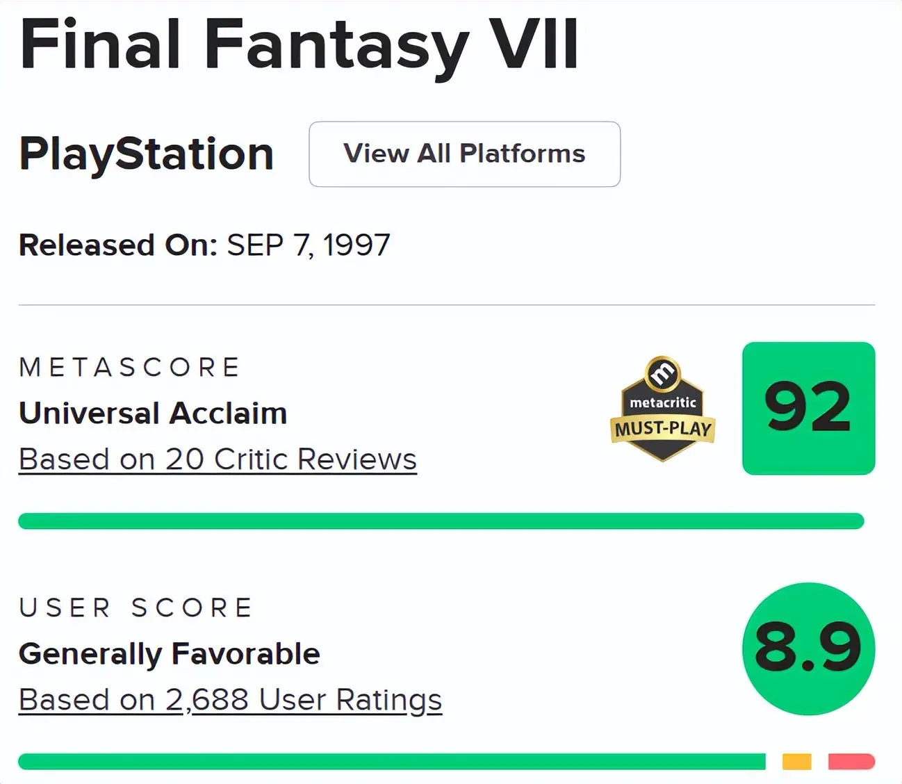 最终幻想系列哪个好玩_最终幻想系列评分最高的游戏_最终幻想系列历代作品排名