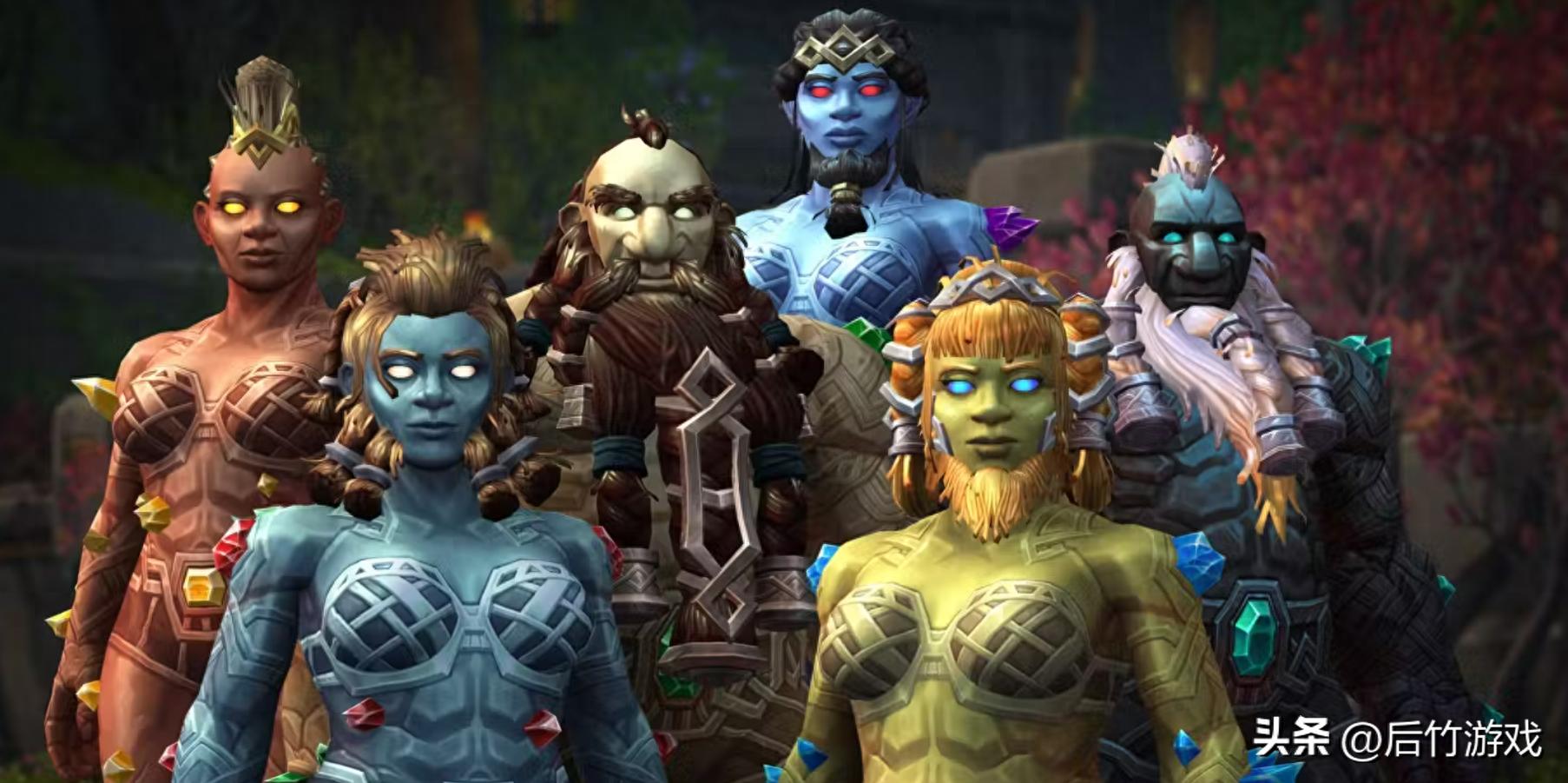 《魔兽世界》“地心之战”新种族土灵的天赋介绍，死亡变石头