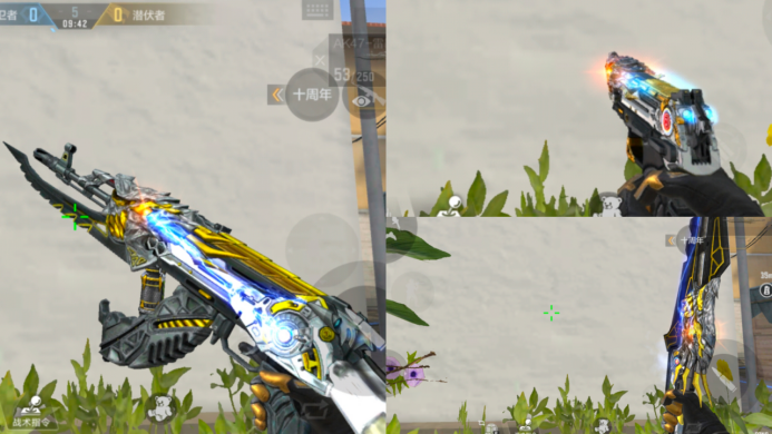 穿越火线王者近战夺宝_斩神刀雷暴王者冰霜奇迹_穿越火线荣誉点换装备