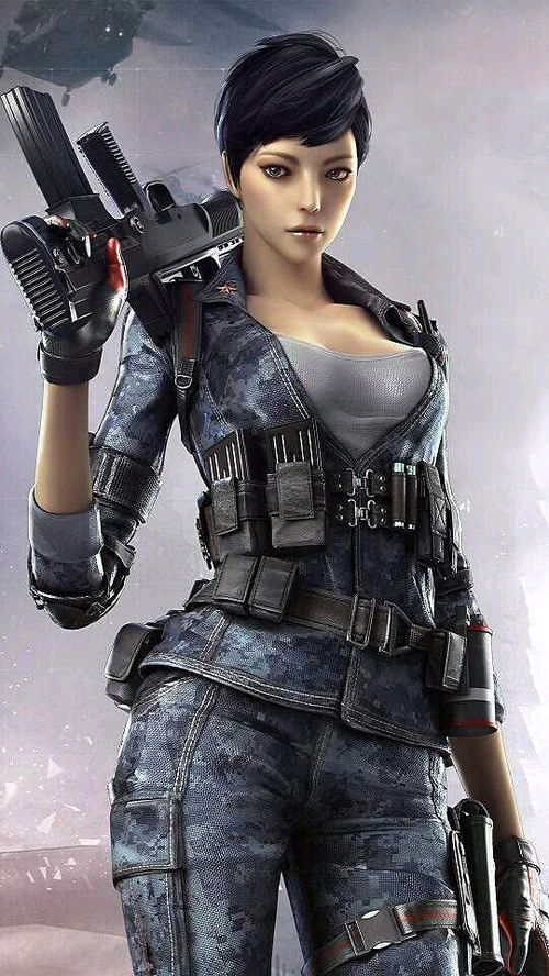 手游穿越火线邪恶图片，穿越火线手游女角色高清图