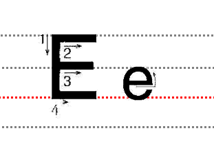 二十六个大小写字母规范的书写方法