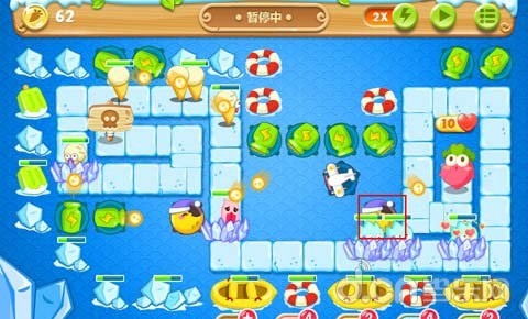 保卫萝卜2 第39关水晶萝卜攻略_保卫萝卜挑战39关攻略_保卫萝卜2 冰川主题39关攻略