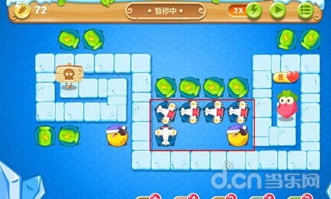 保卫萝卜2 第39关水晶萝卜攻略_保卫萝卜2 冰川主题39关攻略_保卫萝卜挑战39关攻略