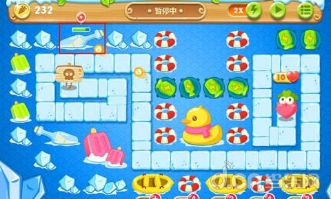 保卫萝卜2 第39关水晶萝卜攻略_保卫萝卜2 冰川主题39关攻略_保卫萝卜挑战39关攻略