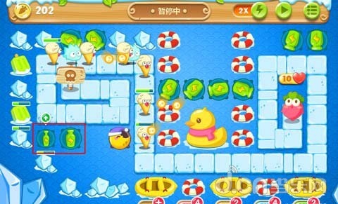 保卫萝卜2 冰川主题39关攻略_保卫萝卜挑战39关攻略_保卫萝卜2 第39关水晶萝卜攻略