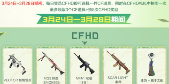 穿越火线超级签到3月_赏花季火力全开活动详情_穿越火线2025年3月活动大全