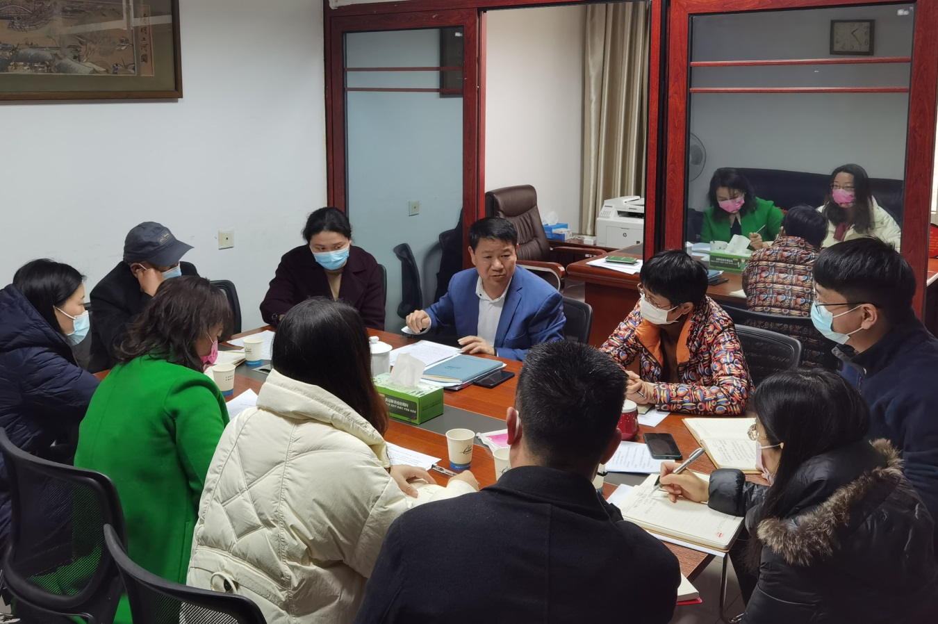 湖南省卫生健康委健康教育宣传中心专题研究新冠肺炎防控健康教育宣传工作