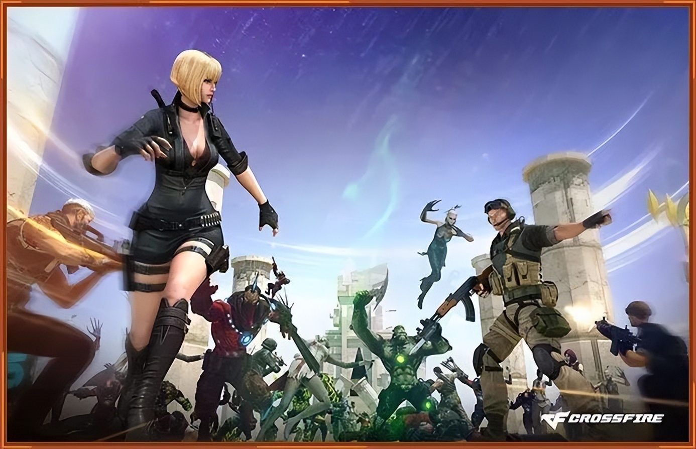 穿越火线挑战模式小游戏_CF老兵 见证FPS游戏十六年发展历程_穿越火线16周年嘉年华 西安