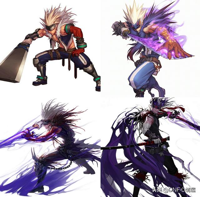 三次觉醒鬼剑士伤害提升_鬼剑士九大职业立绘变化分析_dnf女鬼剑剑宗二觉图片