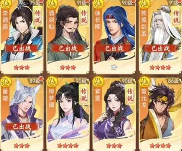 仙剑奇侠传新的开始阵容搭配_仙剑奇侠传新的开始最强阵容推荐_仙剑奇侠传手游阵容