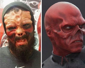 委内瑞拉男子整成红骷髅_男子整容13次整成超人_Henry Damon割鼻变红骷髅