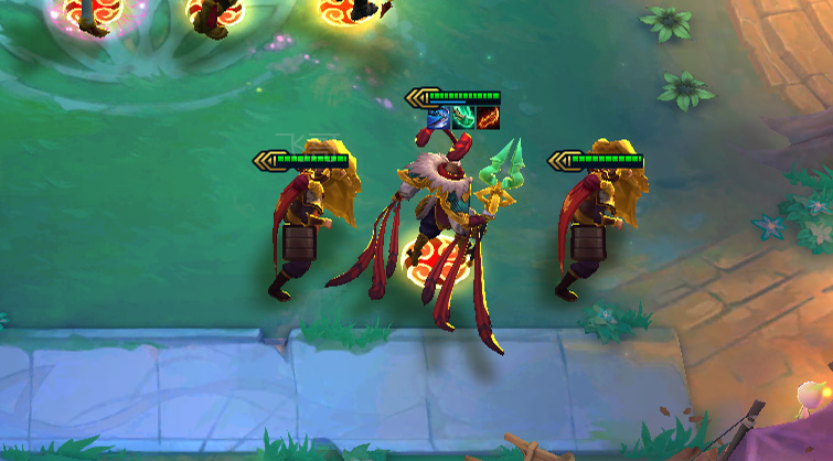 英雄联盟云顶之弈S4赛季三国猛将阵容 赵信卡特琳娜阿兹尔运营细节_上单赵信天赋加点图s4最新